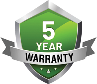 5 Year Warranty