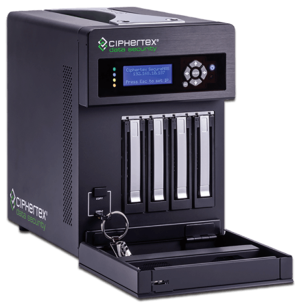 cx-40khd-front-open-angled-right-product-display-portable-nas-hard-drive-ciphertex-data-storage-california